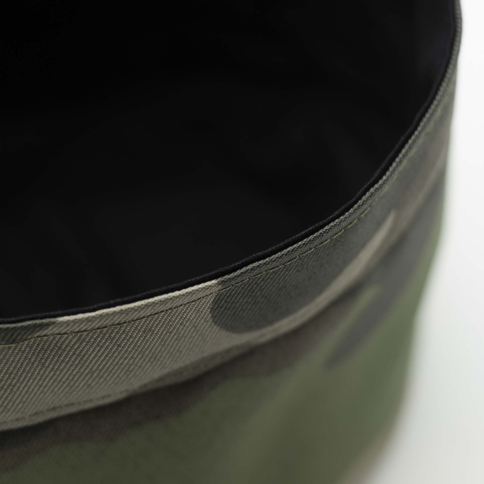 Rasta hat without visor waterproof technical fabric in French Army military camouflage Integrated black cotton lining