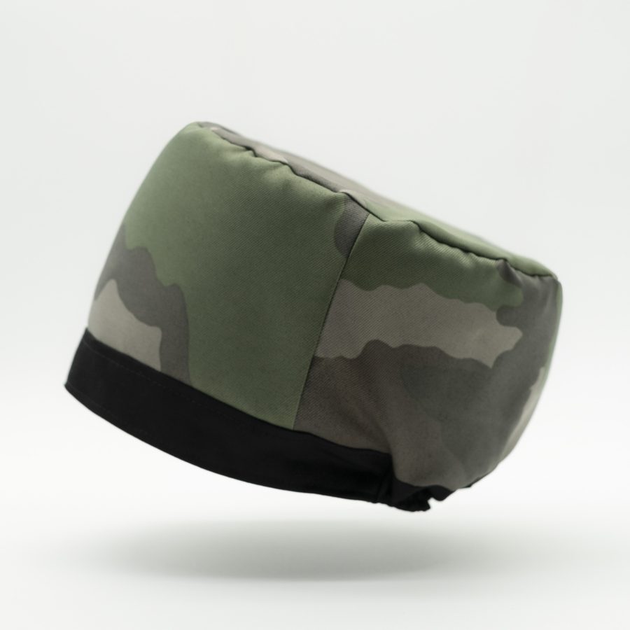 Chapeau Rasta militaire couronne pour dreadlocks camouflage militant