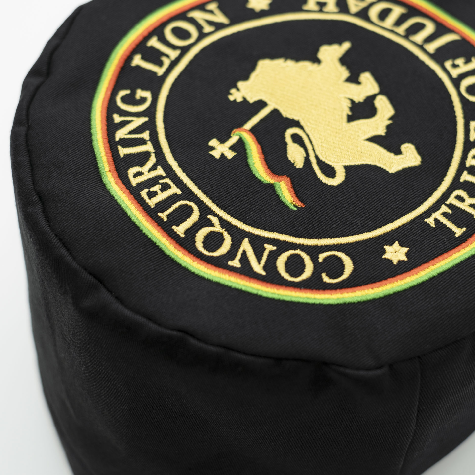 Black Rasta crown embroidery Lion of Judah