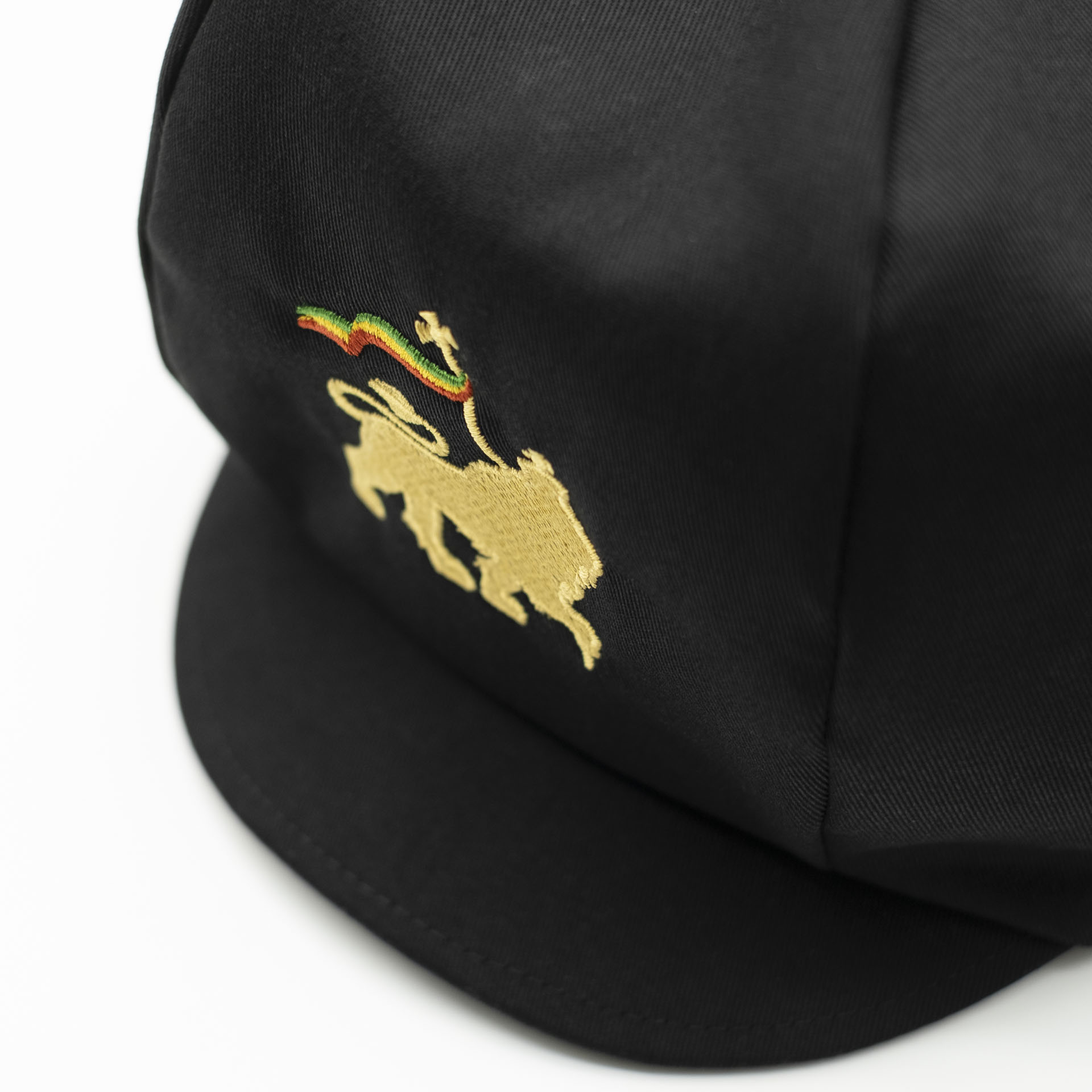 Black dreadlocks hat Lion of Judah embroidery