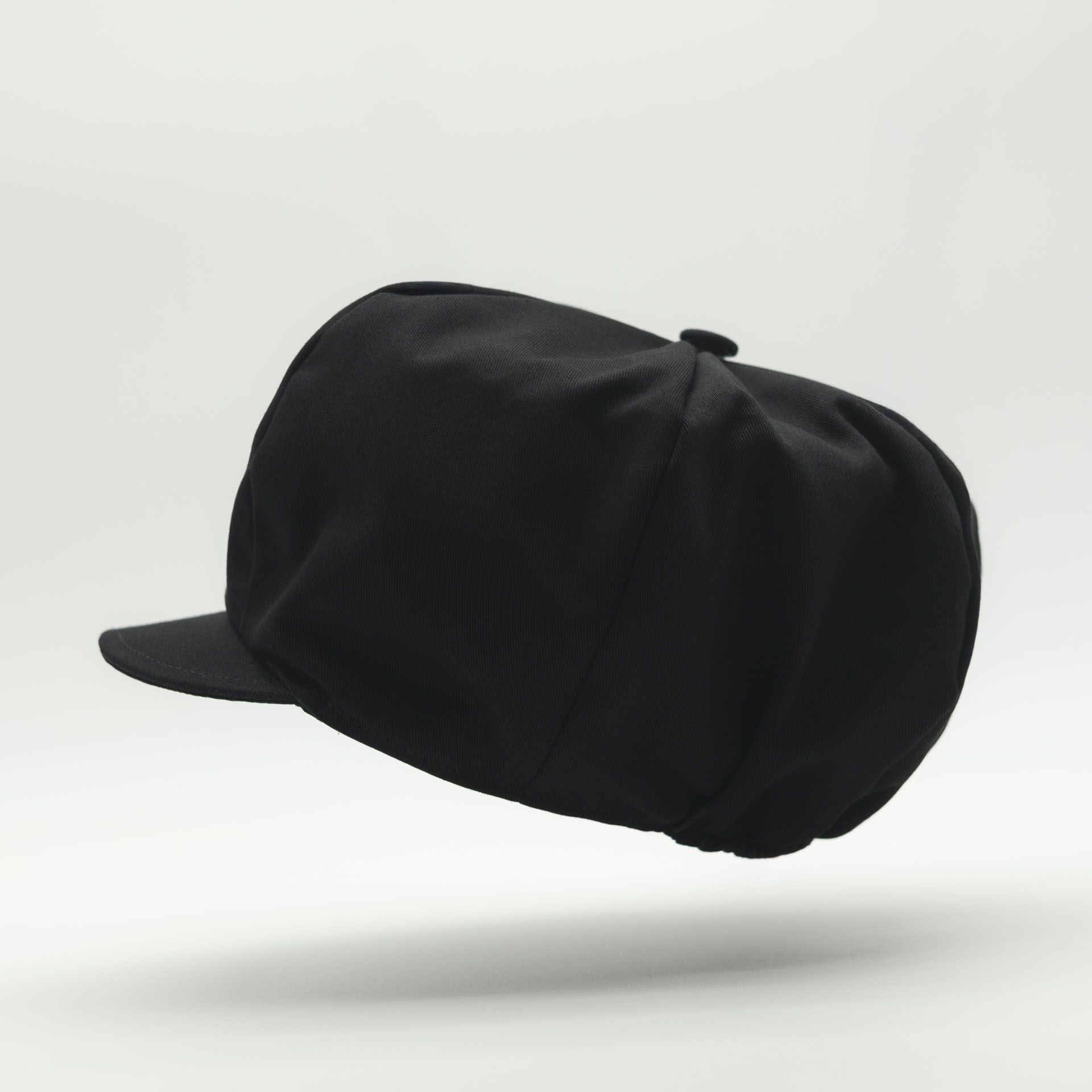 Chapeau Rasta noir brodé pour dreadlocks Ankh