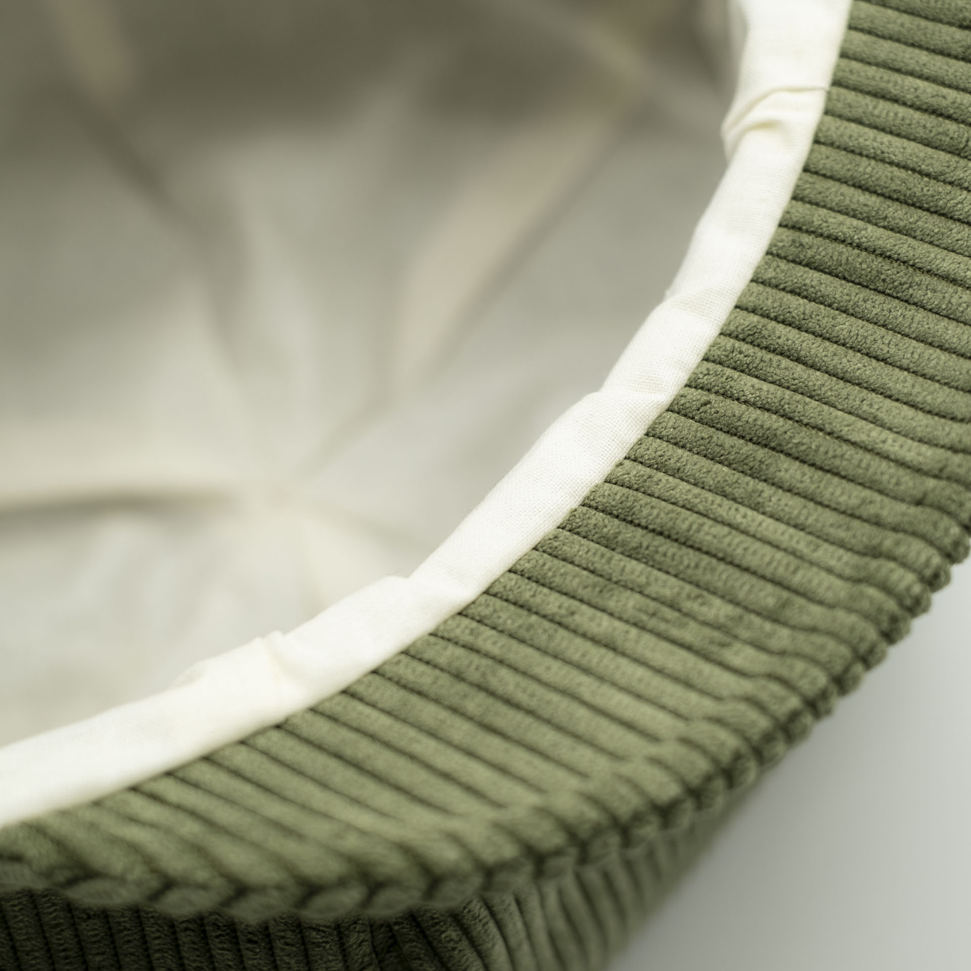 Khaki corduroy rasta hat for dreads with gold Ankh embroidery