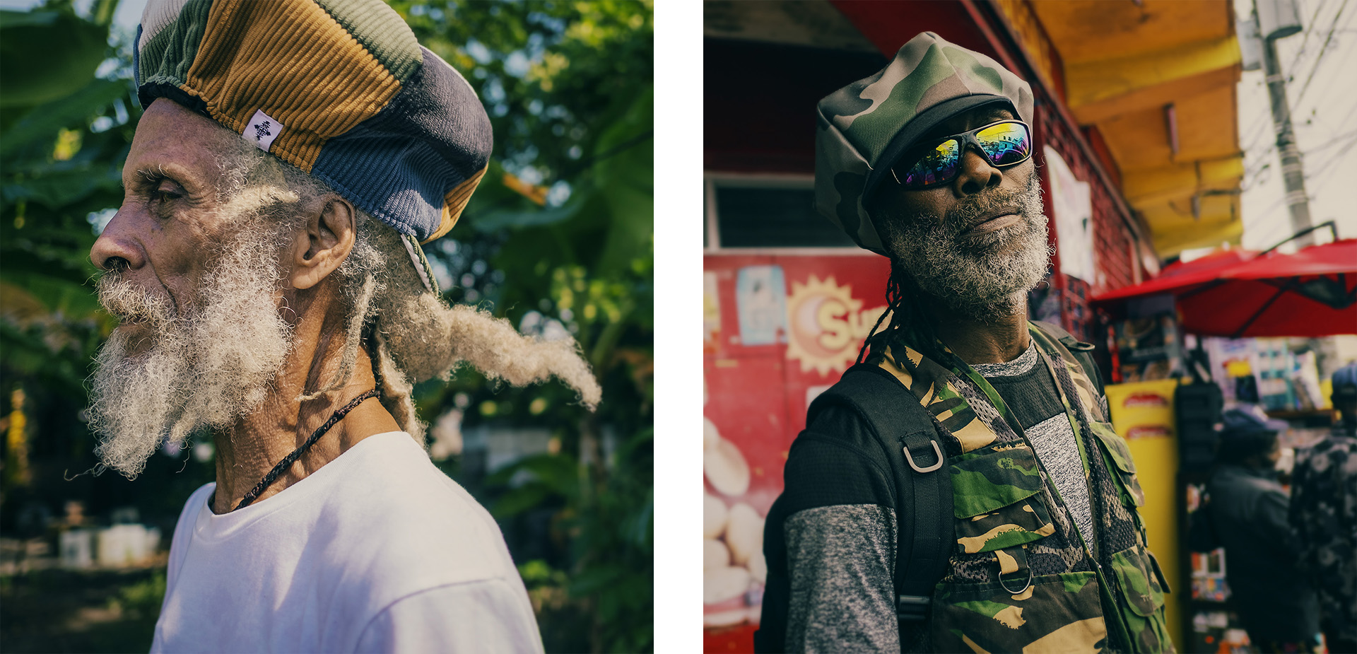 Casquette Rasta à dreadlocks fait main