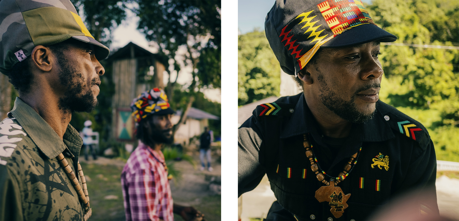 Chapeau à dreadlocks fait main