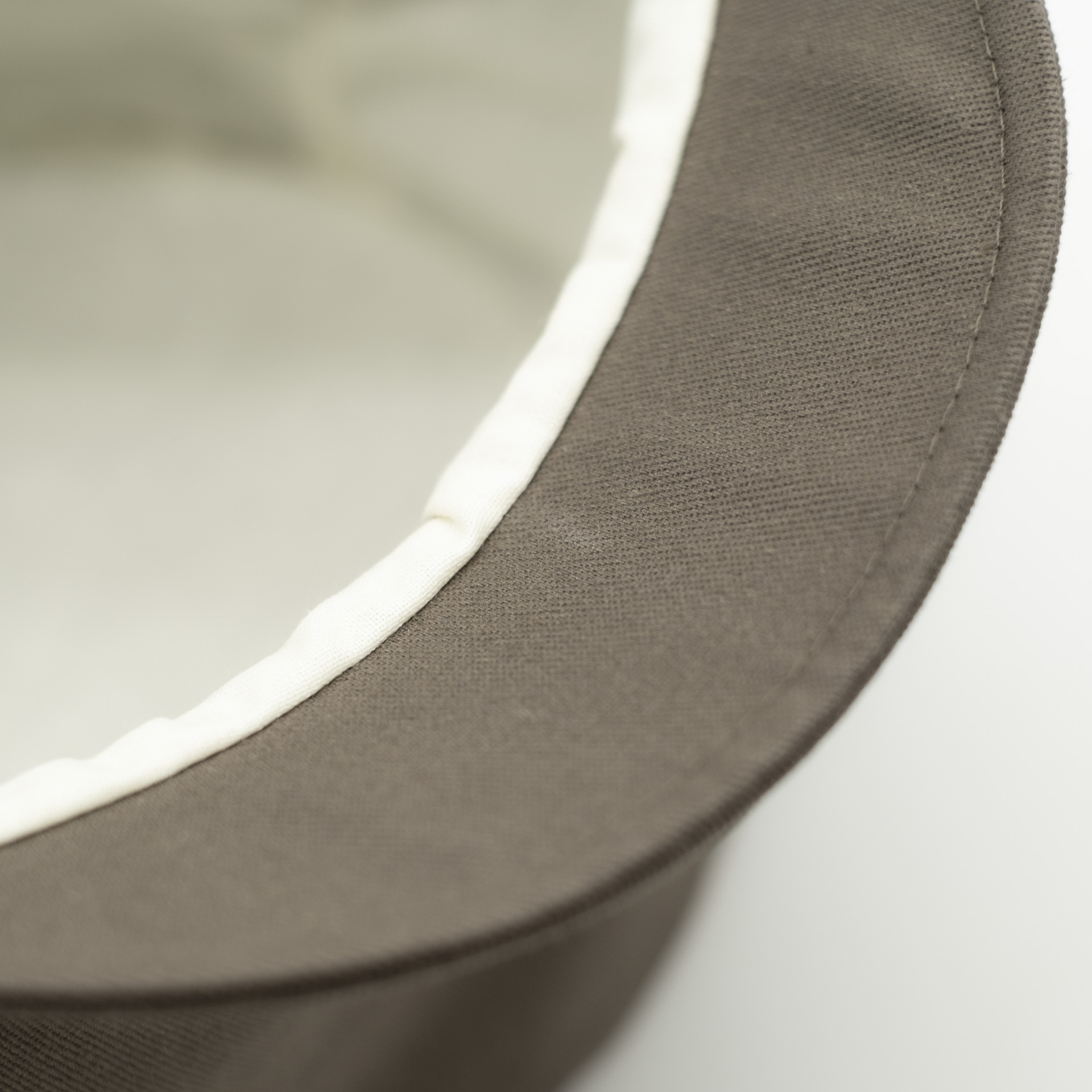 Vintage brown dreadlock hat with green blue stripes