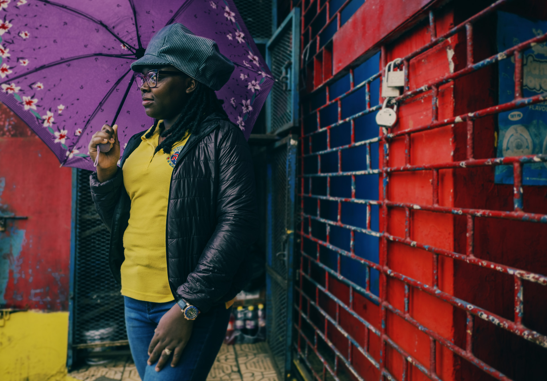 Casquette pour dreadlocks en velours fait main