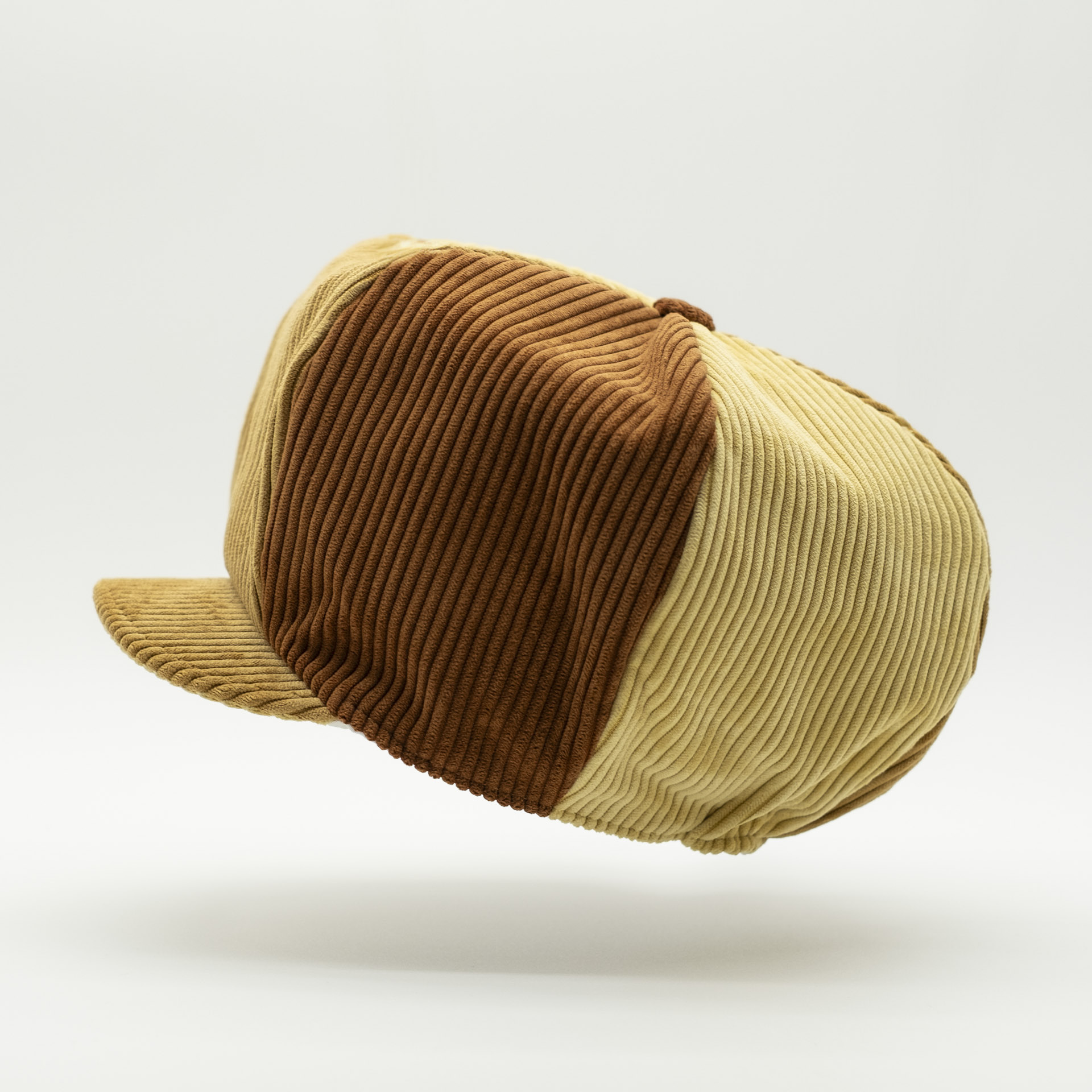 Casquette dreads velours vintage camel ocre jaune