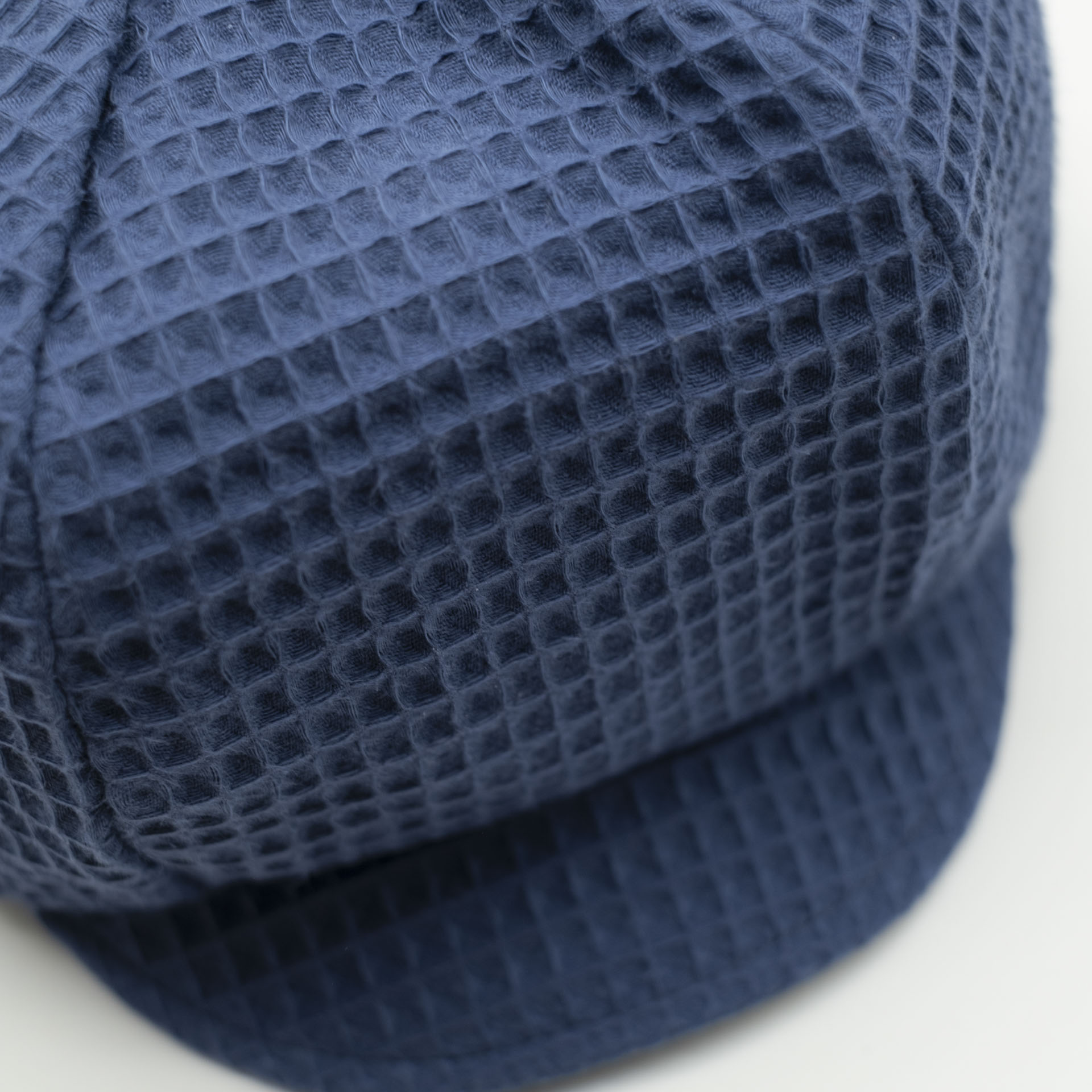 blue rasta dreadlocks hat in waffle cotton