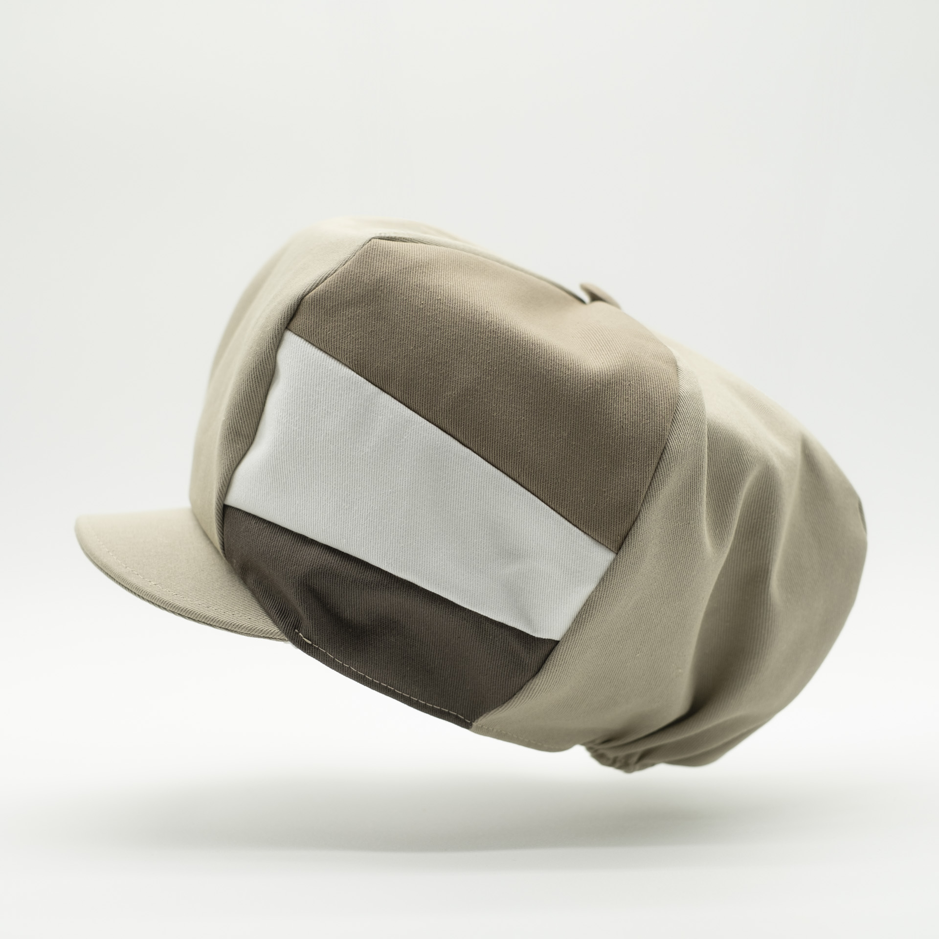 Beige white brown Rasta hat vintage special dreadlocks
