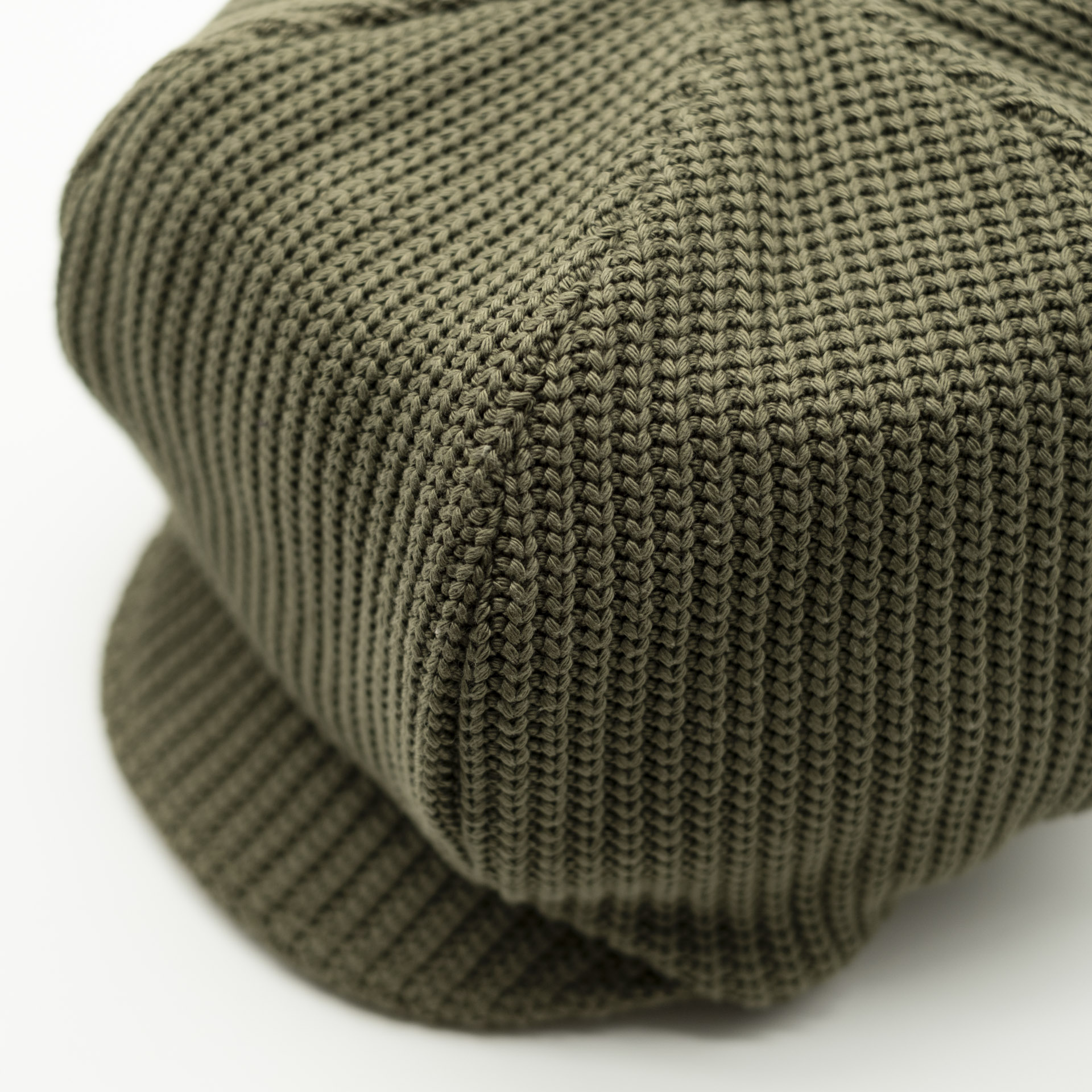 Dreadlock hat, rasta cap, with visor, khaki wool