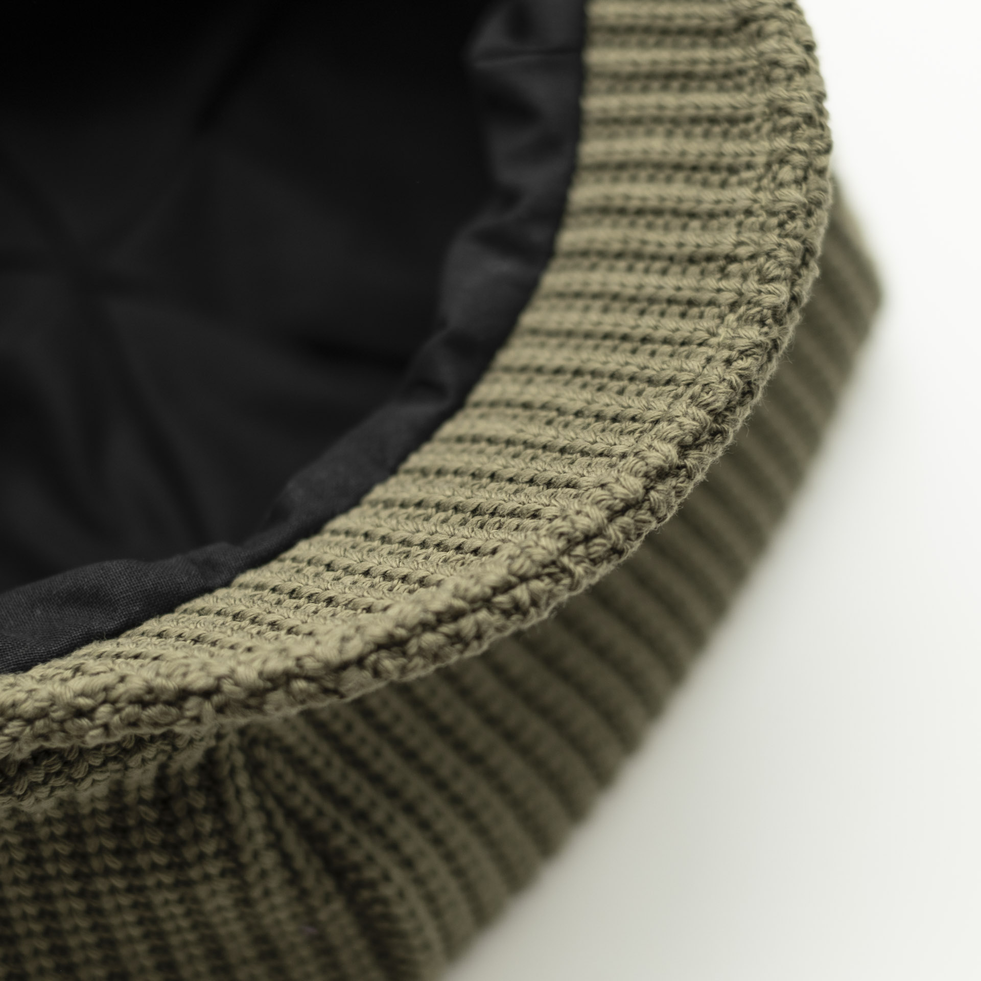 Dreadlock hat, rasta cap, with visor, khaki wool